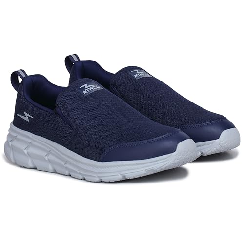Image of ATHCO Mens Oxyflo Walking Shoes for Man, Lightweight Breathable Comfort Slip-On Casual Shoes for Man with Memory Foam Insole, Lightweight, Comfort Walking Shoe for Men for All-Day Comfort