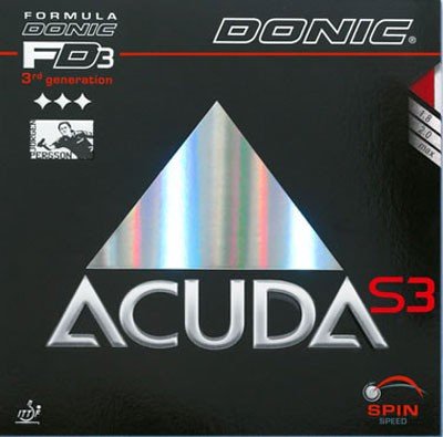 Donic - Acuda S3 Plaque de Tennis de Table pour Club et Compétition