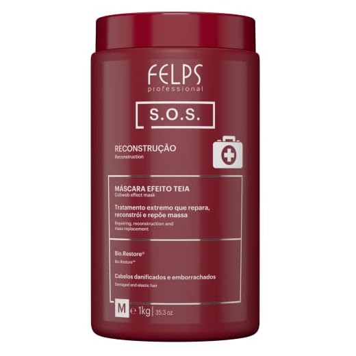 Felps S.O.S Reconstrução Máscara 1Kg, Felps Professionnel, 1000Gr