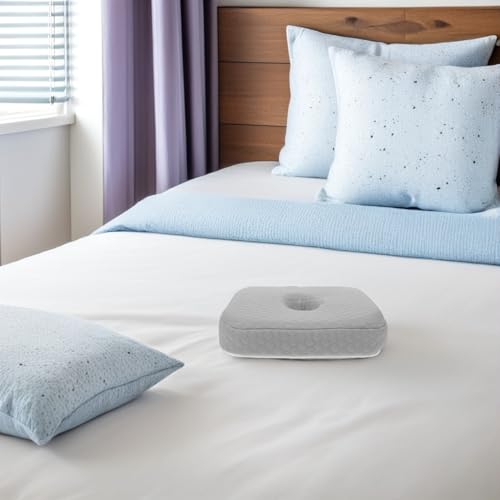 Almohada para dormir de lado VALICLUD con hueco protector para orejas 5