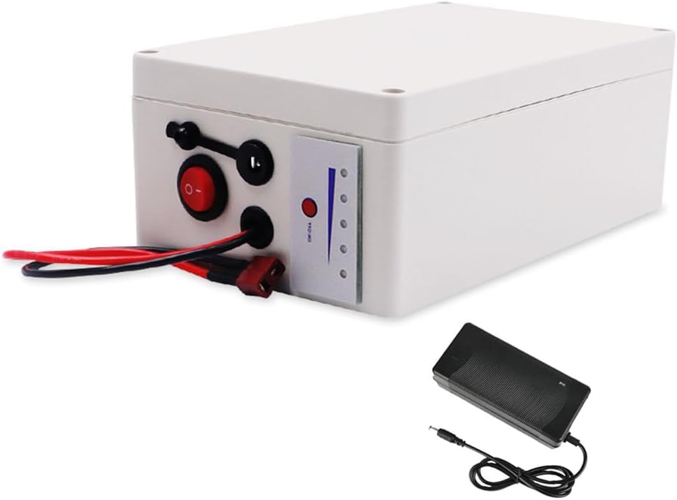 24V 20Ah Lawn Mower Batteries 24 Volts Replaceable Power Tool Lithium Battery Pack for Various Garden Tool Motors with Charger and BMS Protection