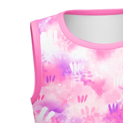 Image of LQSZ Girls Summer Clothing Sets Tank Tops and Ruffle Shorts Cute 2 Piece Outfits for Toddler Girls