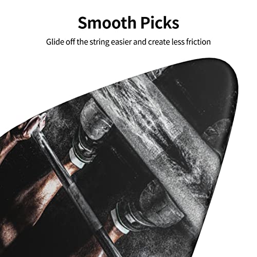 Ensemble de 6 médiators de guitare de sport d’haltérophilie pour guitare acoustique, guitare électrique, basse, ukulélé… - Les Beatles, Paul McCartney, John Lennon, RIngo Starr, George Harrison Ensemble de 6 médiators de guitare de sport d'haltérophilie pour guitare acoustique, guitare électrique, basse, ukulélé… – Image 7