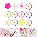 SHERCHPRY 12pcs Plumeria Hair Clips, Plumeria Hair Barrettes Clips, Hawaiian Plumeria Clip, Plumeria Accessories for Bridal Wedding Summer Beach Party