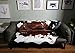 MustMat Brown Cow Print Rug 55.1