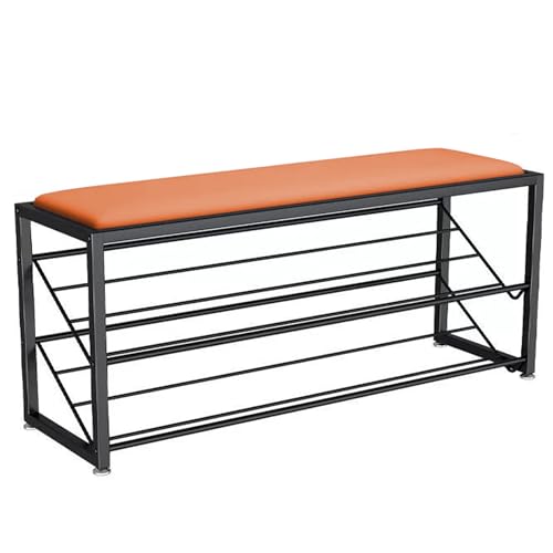 Coussin antidérapant haut de gamme 160x30 cm orange imperméable pour mobilier intime et extérieur
