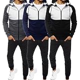 Jogginganzug Herren | Sportanzug Herren | Trenigsanzug Herren | Jogginghose Herren | Jogginanzug Männer | Sportanzug für Herren | Herren-Jogginganzug | Frühling Fashion Letter Zip Herren Freizeitanzug