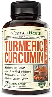 Turmeric Curcumin with Bioperine, Anti-Oxidant Properties, Supports Healthy Inflammatory Response, Occasional Joint Pain