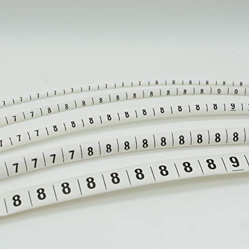 Marquage de câbles 0 à 9 haute densité via gaine thermorétractable 12mm