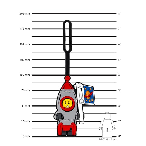 Lego Silicone Bag Tag - Rocket Boy (52852), 1, Luggage Tag, for Travel, Suitcase, Backpack, Summer Beach Bag3