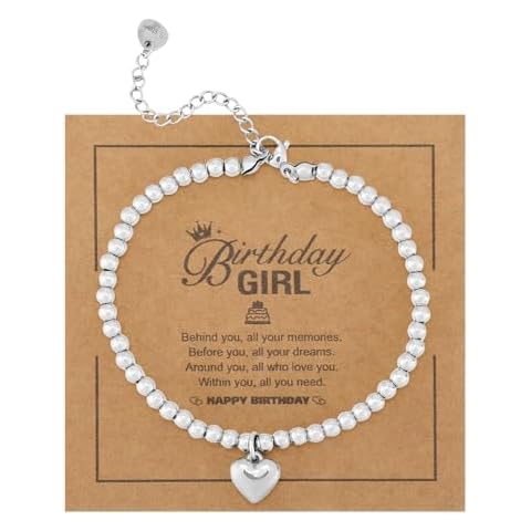 ViEinkaufen Stainless Steel Heart Charm Bracelet Cover