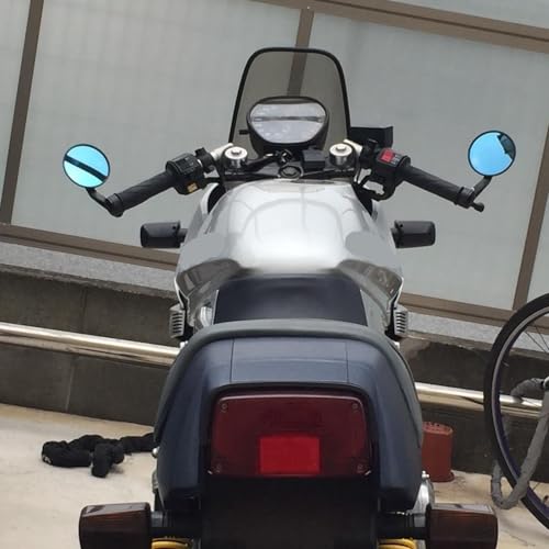 Espejos manillar moto con visión ampliada y mango redondo retro para CB1300 2