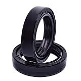 Couvercle Anti poussière de Joint d'huile de Fourche Avant 37x50x11, Compatible avec CB500 Four CB CB500S CBR500 Twin CBR 500 VT500C VT500 VT 500(2pcs Oil Seal)