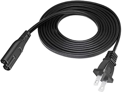 UL Listed 3ft Power Cable Replacement for QFX PBX-61160 PBX-152 PBX-151 Portable Bluetooth Party Speaker Samsung P/N 3903-000599 3903-000853 3903-001117 TV 2 Prong AC Power Cord
