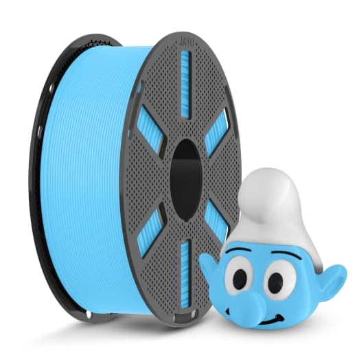 ⚡ JAYO PLA 3D Printer Filament 1.75mm, 1.1kg Reusable Spool, Sky Blue