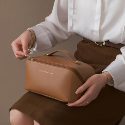 Bolsa Necessaire Feminina Organizador Maquiagem Viagem Blogueira cosméticos Bolsa Cosmética-Lene (Be