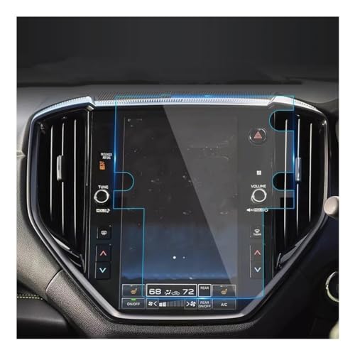 Film en verre trempé 11.6 pouces Subaru Ascent pour éviter les rayures sur l'écran de navigation