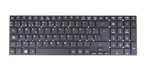 SP - Teclado español para portátil Acer E1-530 E1-532 E1-570 E1-572 E1-731 E1-771 E5-511 E5-521 E5-531 E5-551 E5-571 E5-572 E5-7-7 21 E5. -731 E5-771 ES1-512 ES1-520 ES1-521 ES1-531 ES1-571 ES1-711
