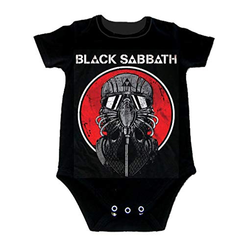 Image of Bravado Black Sabbath 10 Black Onesie (12M)