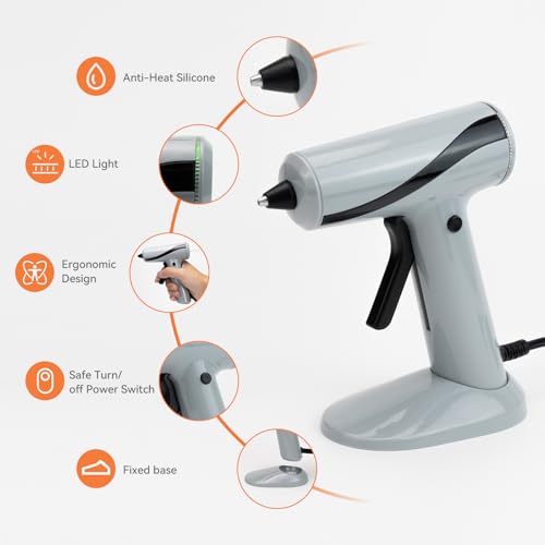 Hot Glue Gun, Fast Preheating Hot Melt Glue…