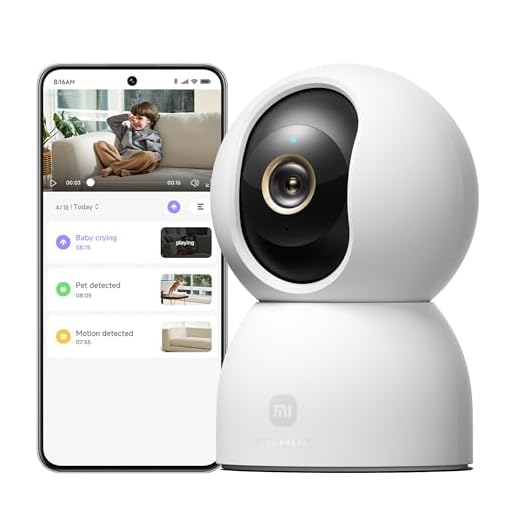 XIAOMI Smart Camera C701 4K Ultra HD, 360°-Panorama, Zwei-Wege-Kommunikation, Infrarot-Nachtsicht, Dualband-WLAN 6