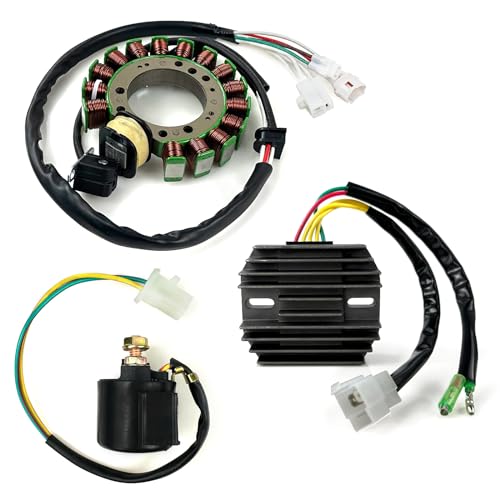Starter Relay Solenoid Stator Coil Regulator Rectifier Stator Gasket For Yamaha Warrior 350 YFM350X 1996-2001 4KD-81940-00-00 3HN-85510-10-00 4KB-81960-02-00 by neivilu - Image 2