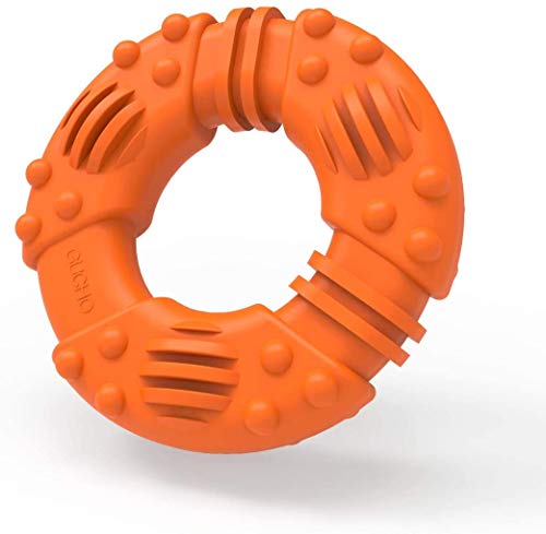 Freezable Dog Chew Toys for Teething Dogs All Natural Rubber Puppy Teether Cooling Toys for Small Dogs Puppies, Training Floating Interactive Chew Ring Toys Freezable Dog Chew Toys for Teething Dogs All Natural Rubber Puppy Teether Cooling Toys for Small Dogs Puppies, Training Floating Interactive Chew Ring Toys