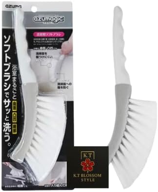 【SNSで話題】 BT763 ア ズ マ ジック浴室用ソフトブラシ ハンディブラシ1本 NHR style thank you Card付き - 1