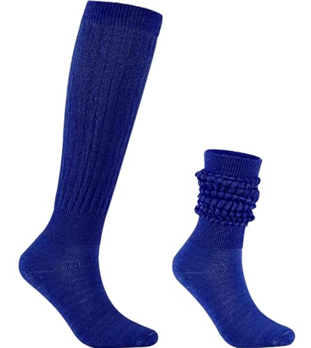 Image of Galsang Women's Slouch Socks, Long Scrunch Knit Casual Socks for Girls, B206