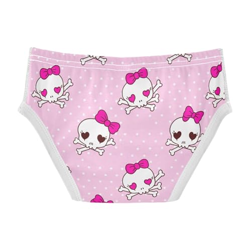 CHIFIGNO Boy Briefs Cute Skulls Pink Toddler Boys Underwear Printed Cotton Briefs Underwear2