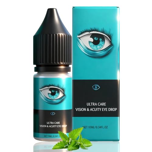 Byuexhp Colirio Lubricante | 10 ml Líquido Hidratante, Cuidado Ocular Hidratante de Larga Duración, para Tiempo de Pantalla, Mañana, Casa, Viajes, Noche, Trabajo Diario, Lectura, Oficina, Estudio