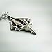 Hollow Knight King's Brand silver pendant - video game cosplay jewelry - necklace