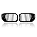 Heart Horse Front Kidney Grille Grill for 2002-2005 BMW 3 Series 320 325 330 4D Sedan Wagon Sedan 4-Door Replacement.
