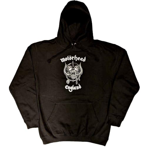 Image of Motorhead 'England' Pull Over Hoodie (Extra Large) Black
