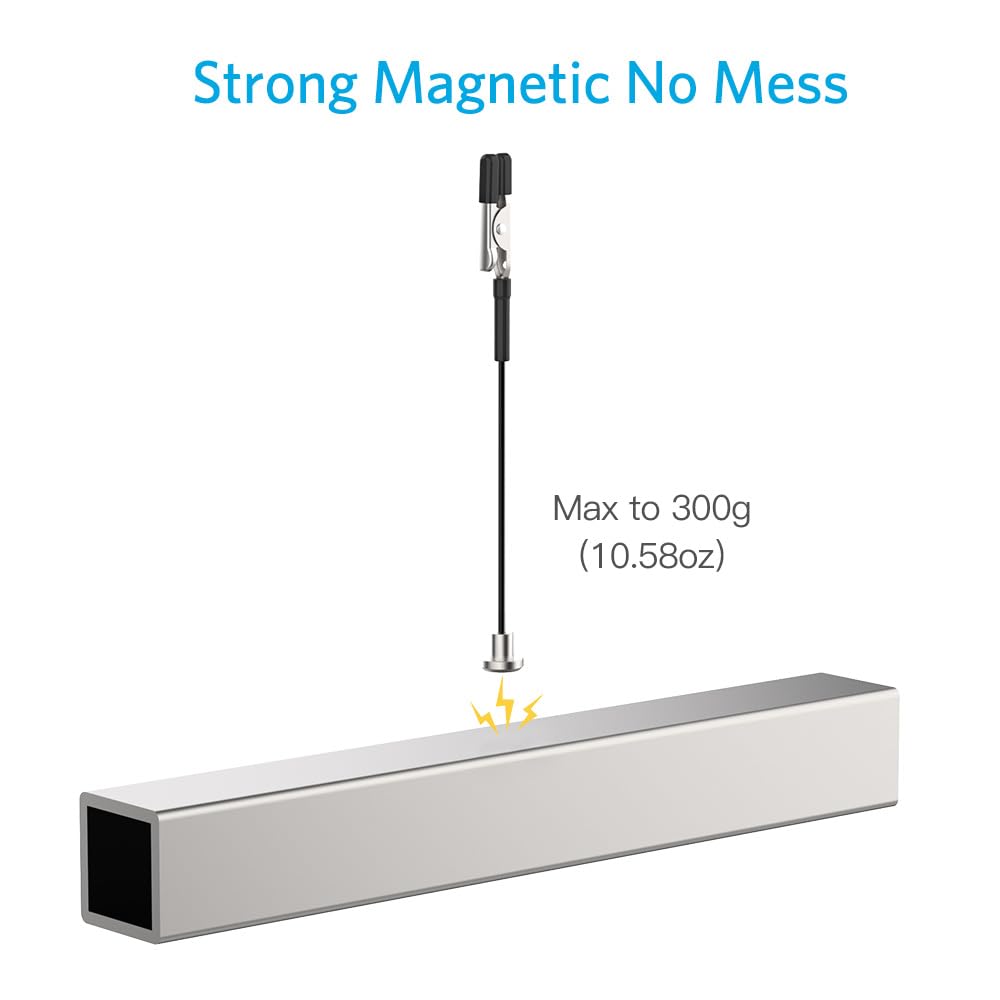 Actekart Metal Model Painting Stand Base and 15PCS Magnetic Alligator Clip Sticks Set for Airbrush Model Coloring Hobby Crafts DIY Tools - Image 3