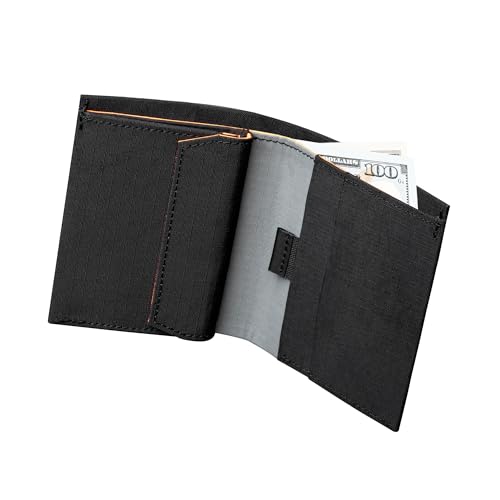 Image of ALPAKA Ark Bifold Wallet RFID Blocking Mens Wallet | Minimalist Front Pocket Wallet for Men Daily Use, Magnetic Closure, Holds 8-12 Cards Plus Cash, Axoflux 300D