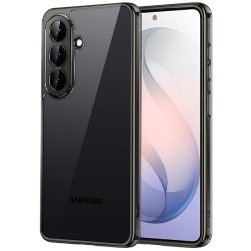 JETech Case for Samsung Galaxy S26 Plus, Camera Lens Full Protection, Non-Yellowing Shockproof Bumper Phone Cover, Anti-Scratch Hard PC Back (Black)