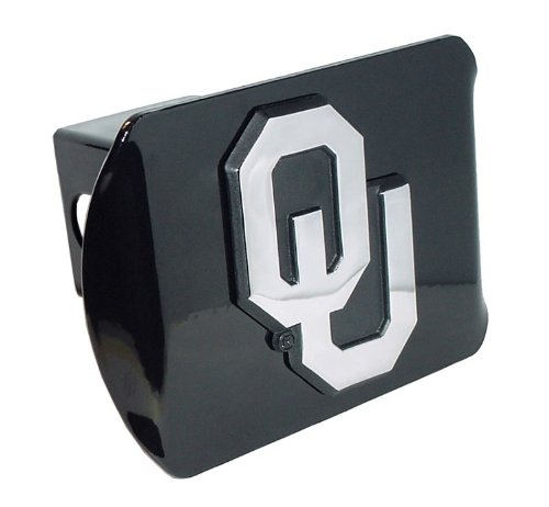 Elektroplate University of Oklahoma “OU” Black Hitch Cover