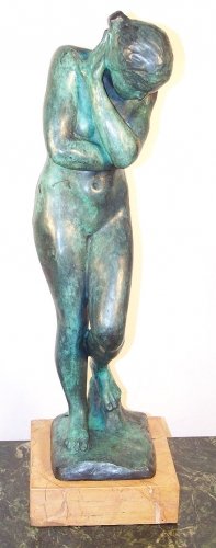 Kunst & Ambiente Modern Art - Female Bronze - Shades Of Eve - Signed Auguste Rodin #TOP4