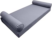 Vista 1 de *Solo funda*-Estilo 5 Fundas de almohada para colchón de sofá cama al aire libre con ribete de tubería tamaño individual XL - AD001