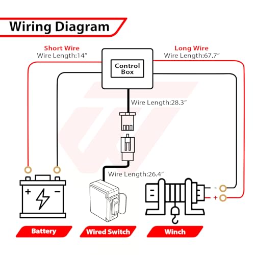 Kit de Winch Eléctrico 3000lbs WeiSen con Controlador y Montaje miniatura 6