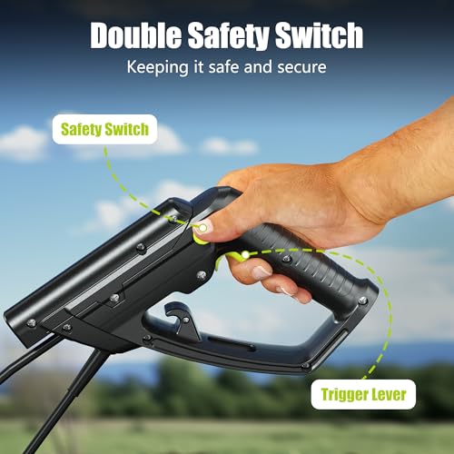 image for YERYORK Tiller Cultivator, 15-Amp 18-Inch Width 9-Inch Depth Corded El