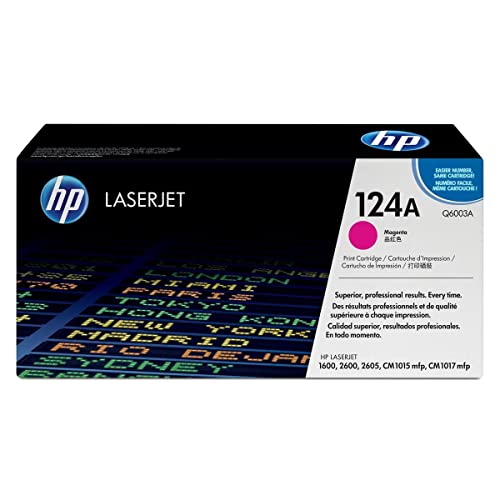 Toner HP 124A Magenta 2000 pages cartouche laser couleur pour impression de bureau
