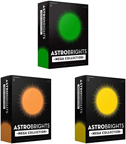 Astrobrights Mega Collection, Colored Cardstock & Astrobrights Mega Collection, Colored Cardstock & Astrobrights Mega Collection, Colored Cardstock