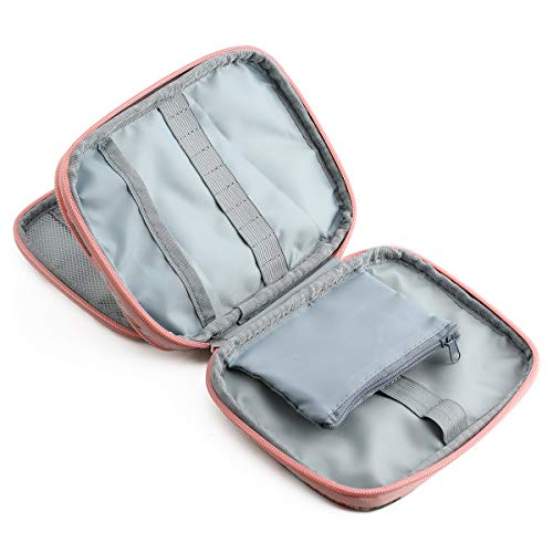KOKNIT Crochet Hook Case, Zipper Storage Organizer Bag with Web Pockets for Knitting Accessories/Crochet Hook Kit Tools - Image 4