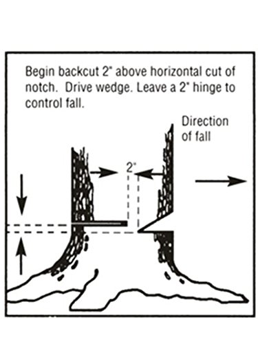 Tipu Felling Wedge For Safe Tree Cutting, 4 Pack: 8"(2-Pack)/5.5"(2-Pack), Tree Felling Wedge To Guide Trees Stabilize And Safely To Ground For Loggers And Fallers #TOP4