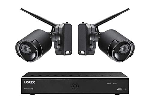Lorex 1080p Weatherproof Indoor/Outdoor Home Surveillance Security System, Wire-Free & Battery Powered w/Outdoor