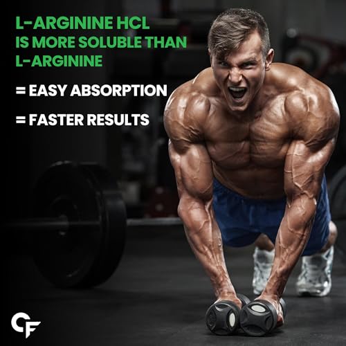 Image of Carbamide Forte L Arginine 1000mg Supplement Per Serving - 10 Veg Capsules