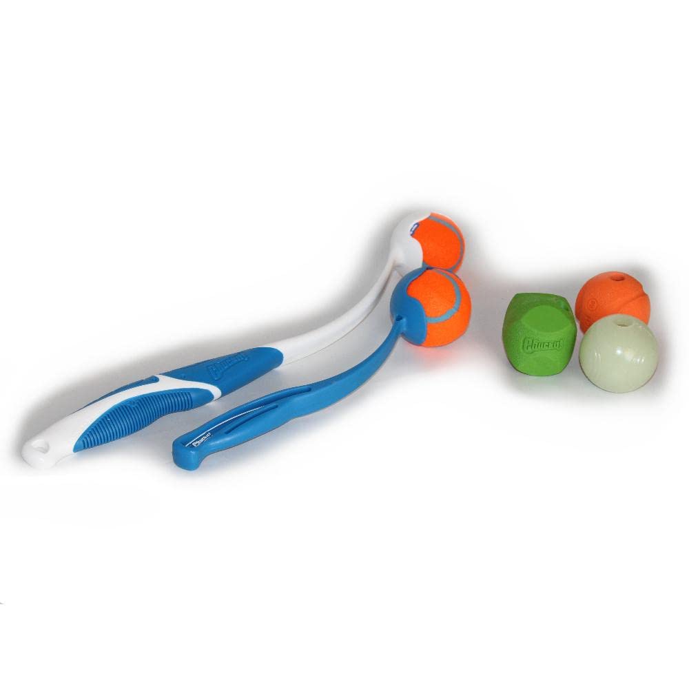 Chuckit Doppel Launcher 5 Ball Combo Pack