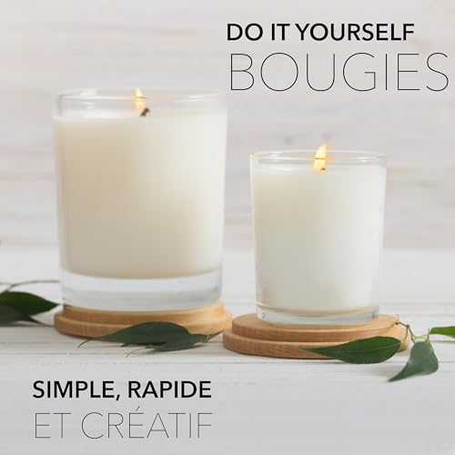 Cire pour fabriquer des bougies BwLights 100% paraffine blanche en granulés de différentes tailles